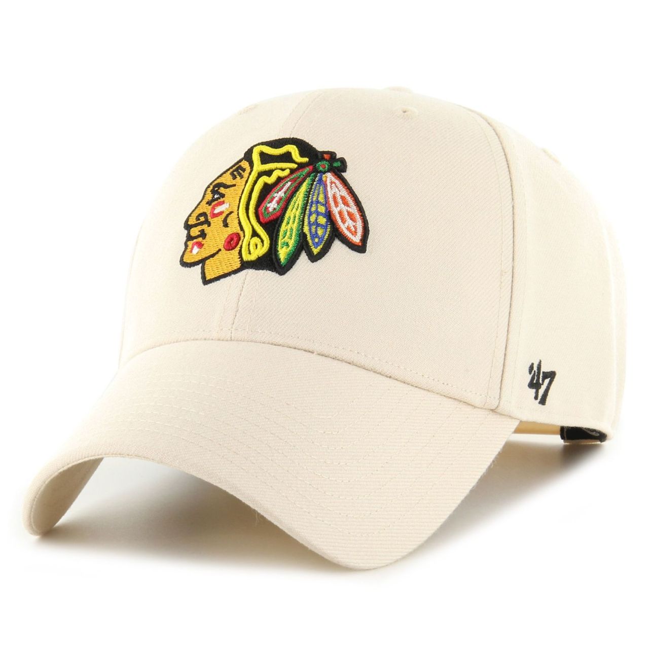 47 Brand Snapback Cap - NHL Chicago Blackhawks natural beige von 47 Brand