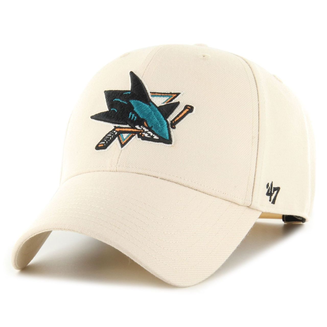 47 Brand Snapback Cap - NHL San Jose Sharks natural beige von 47 Brand