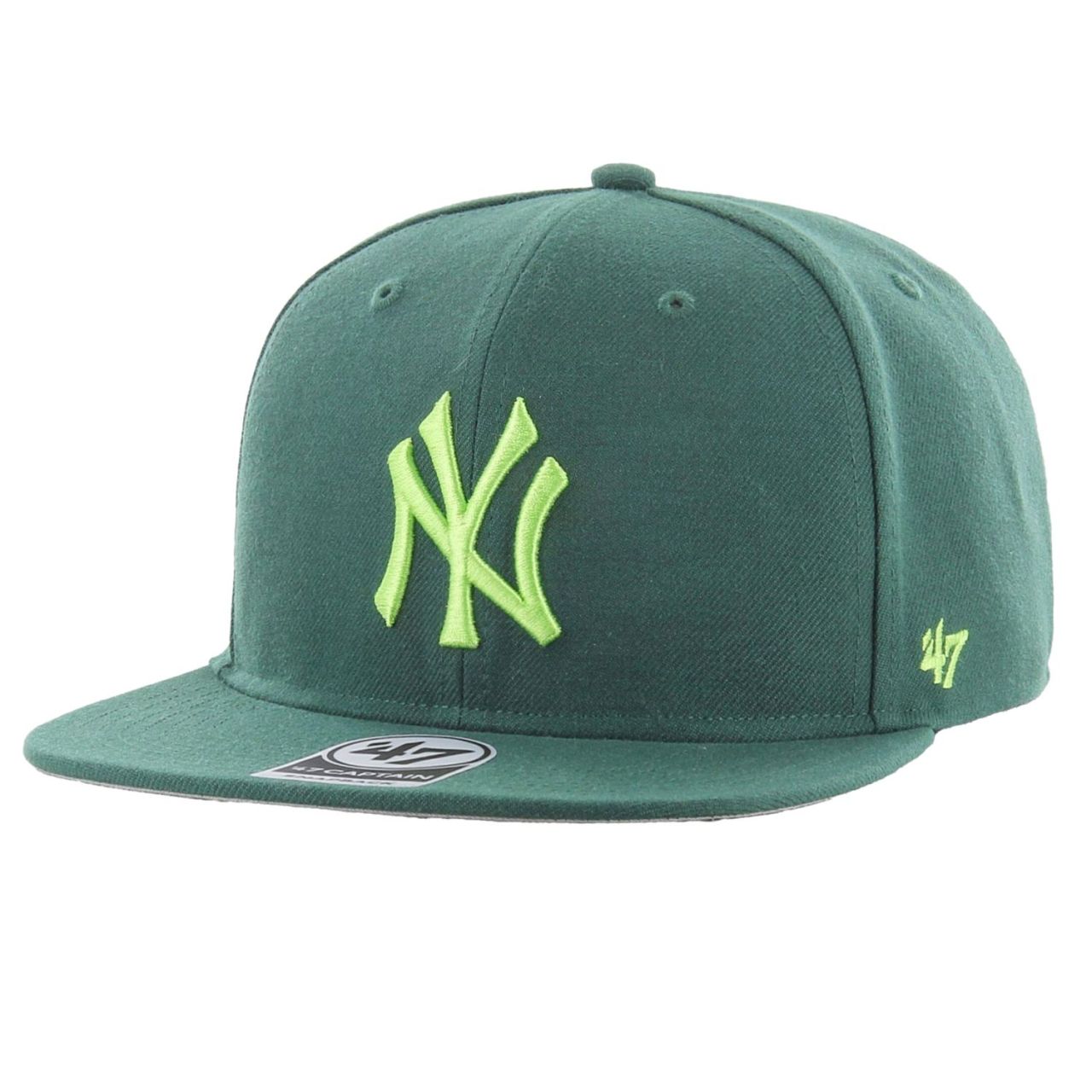 47 Brand Snapback Cap - NO SHOT New York Yankees dunkelgrün von 47 Brand