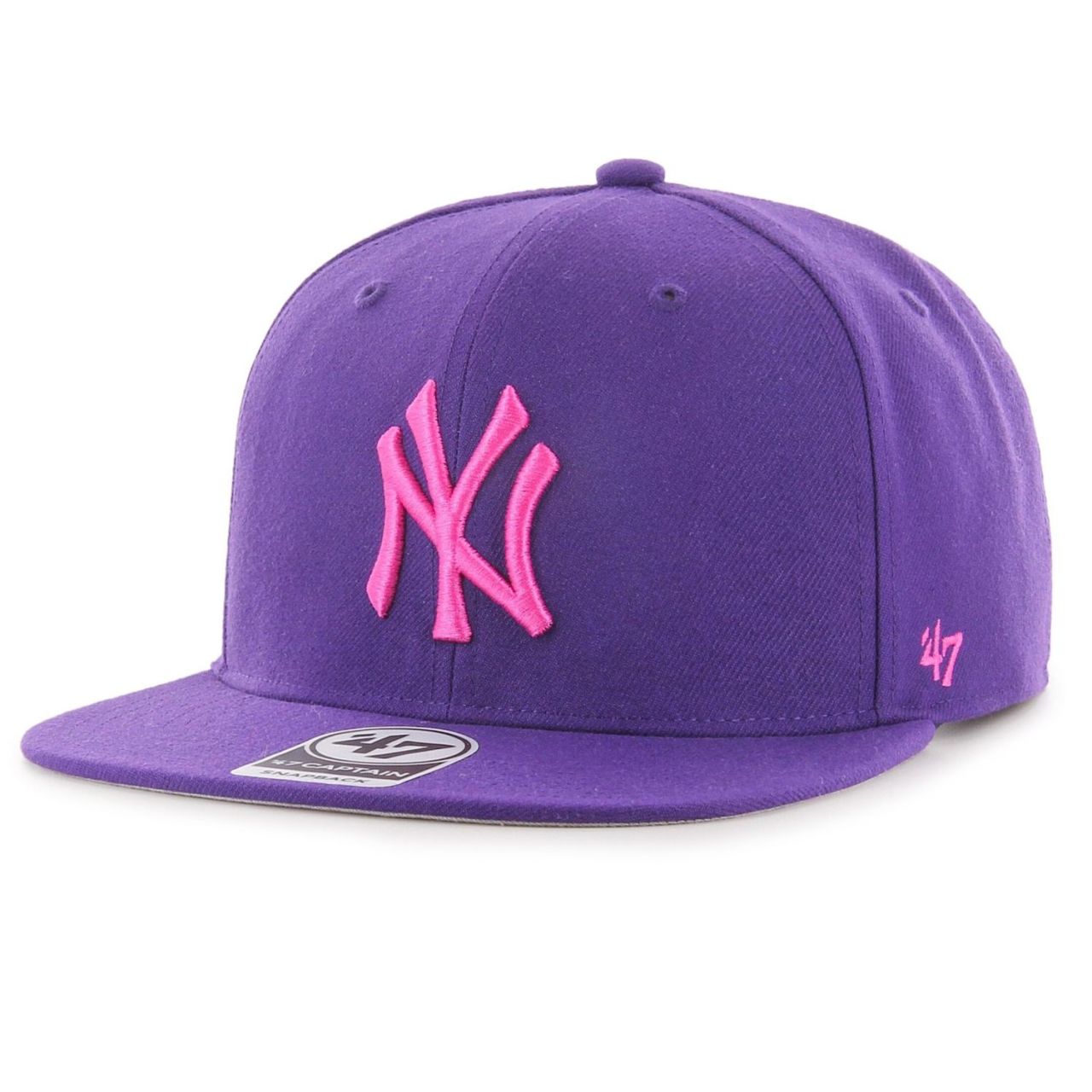 47 Brand Snapback Cap - NO SHOT New York Yankees lila von 47 Brand