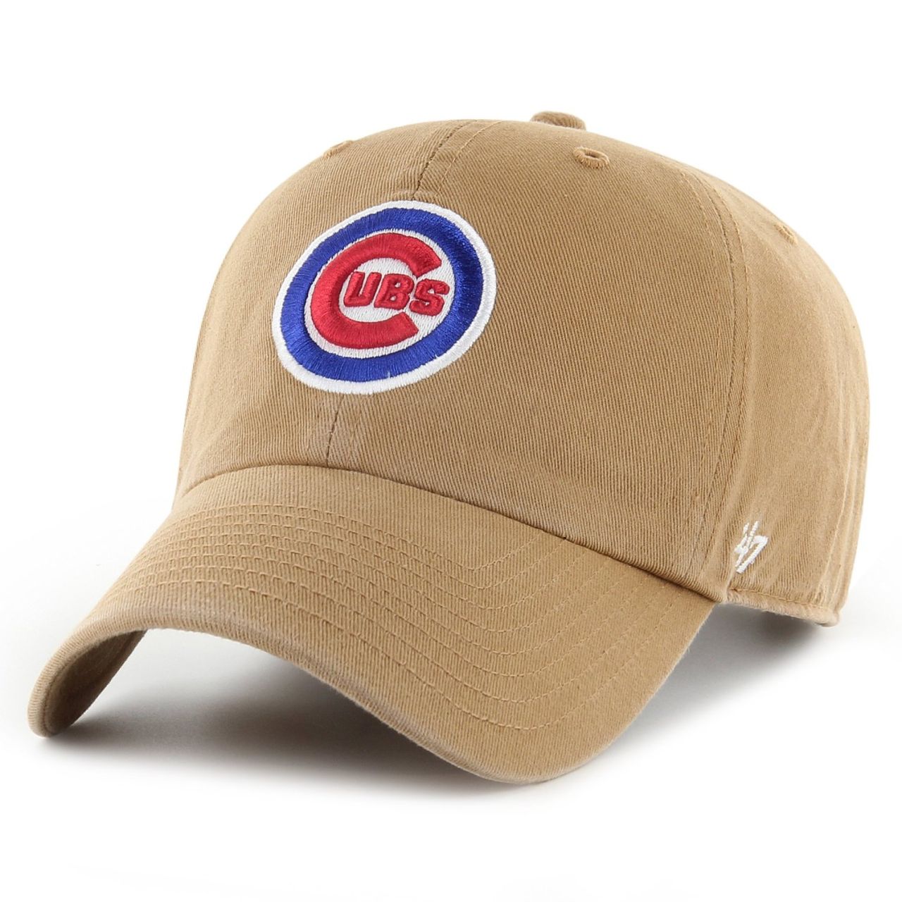 47 Brand Strapback Cap - CLEAN UP Chicago Cubs camel beige von 47 Brand