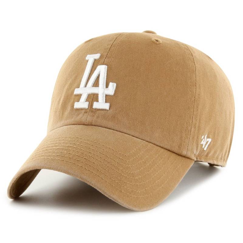 47 Brand Strapback Cap - CLEAN UP Los Angeles Dodgers camel von 47 Brand