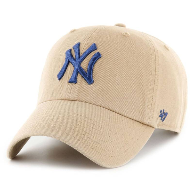 47 Brand Strapback Cap - CLEAN UP New York Yankees khaki von 47 Brand