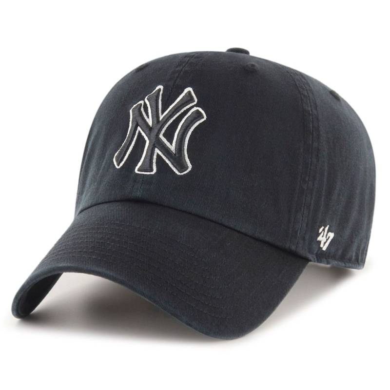47 Brand Strapback Cap - CLEAN UP New York Yankees schwarz von 47 Brand