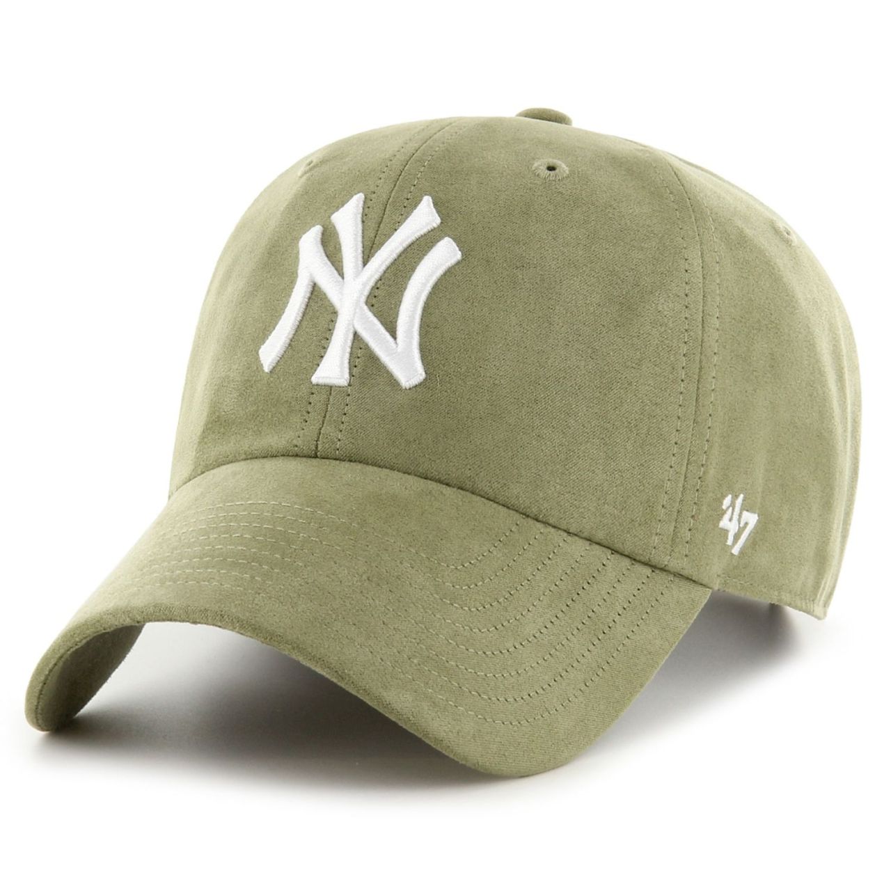 47 Brand Strapback Cap - SUEDE New York Yankees sandalwood von 47 Brand