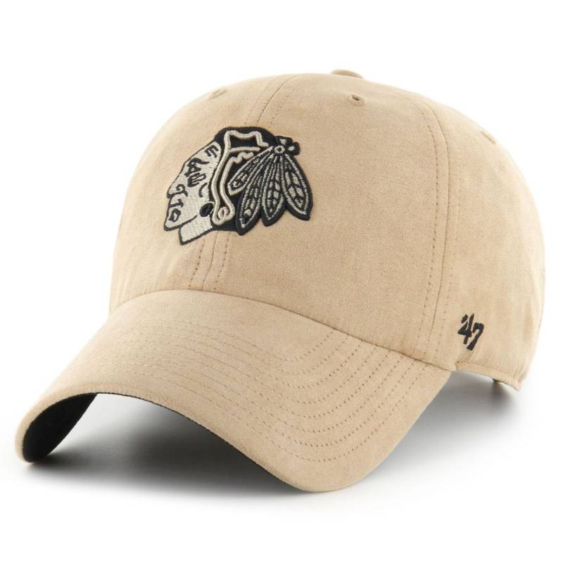 47 Brand Strapback Cap ULTRA SUEDE Chicago Blackhawks khaki von 47 Brand