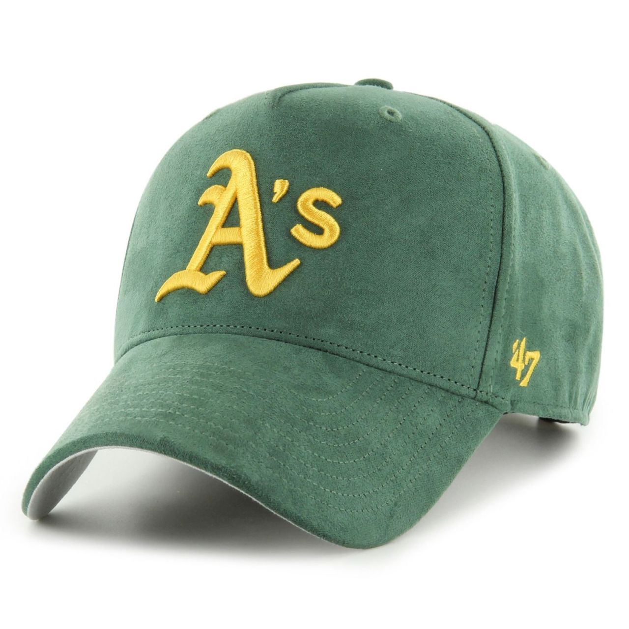 47 Brand Strapback Cap ULTRA SUEDE Oakland Athletics green von 47 Brand
