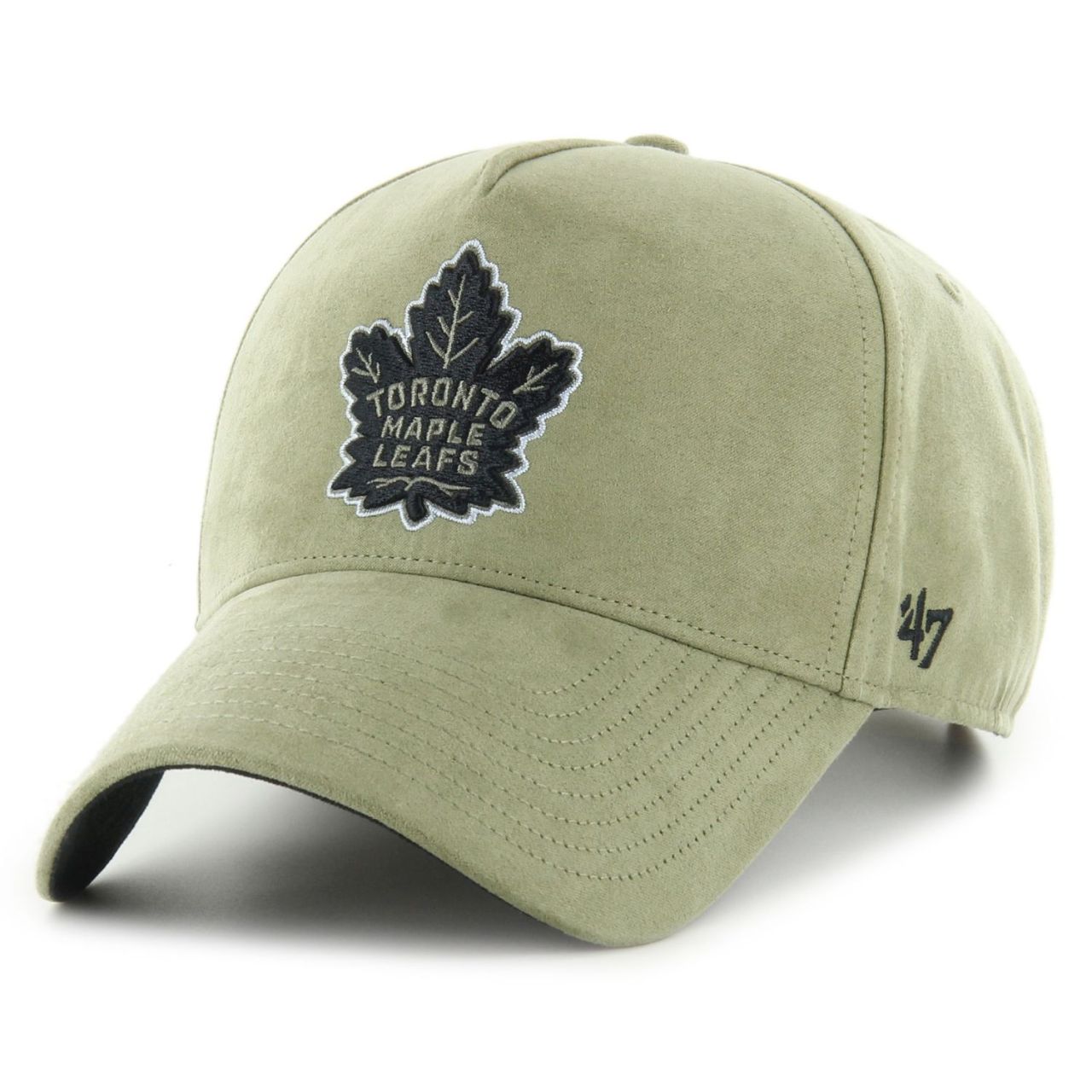 47 Brand Strapback Cap ULTRA SUEDE Toronto Maple Leafs oliv von 47 Brand