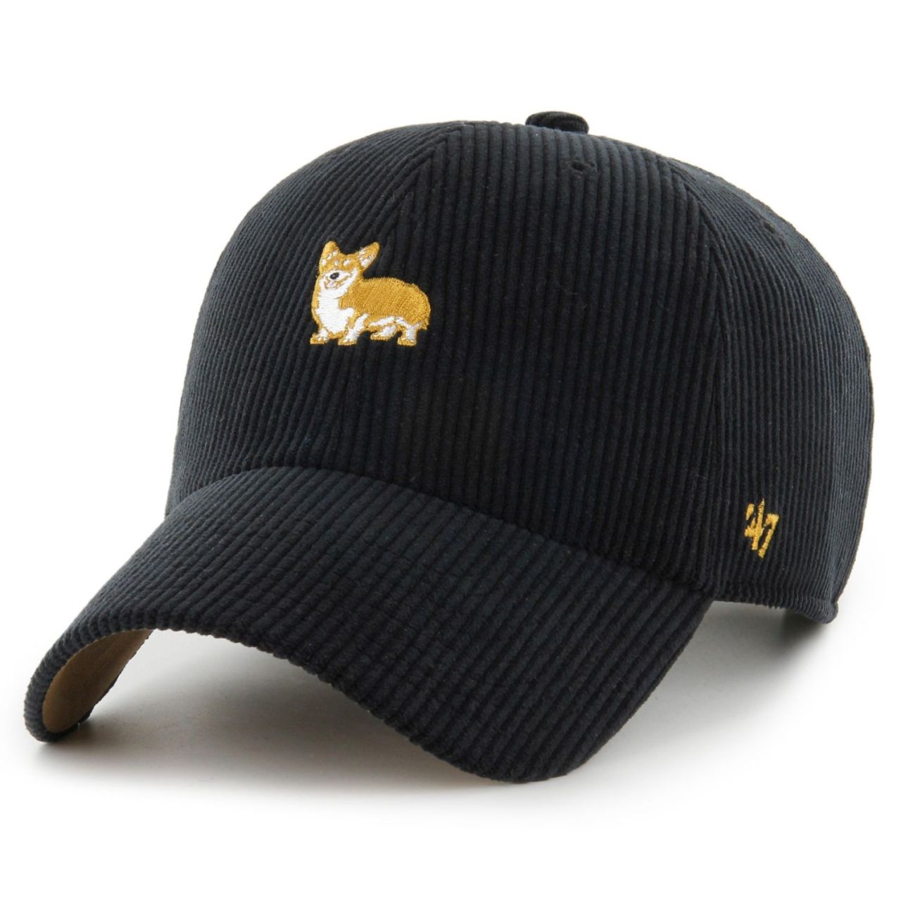 47 Brand Strapback Kord Cap - CLEAN UP DOG ICON Welsh Corgi von 47 Brand