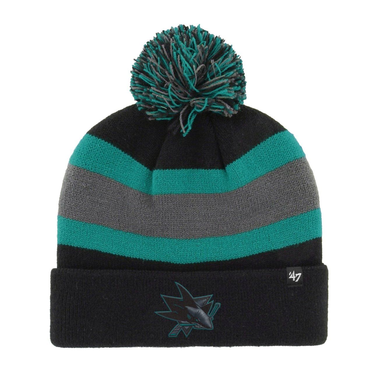 47 Brand Strick Winter Mütze - BREAKAWAY San Jose Sharks von 47 Brand