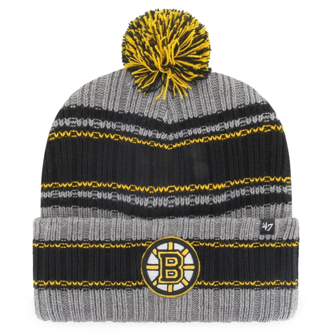 47 Brand Strick Winter Mütze - REXFORD Boston Bruins von 47 Brand