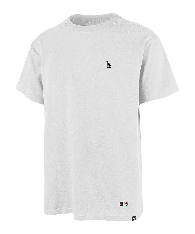 '47 Brand T-Shirt '47 Brand MLB LA Dodgers Base Runner T-Shirt Weiß Baumwolle von '47 Brand