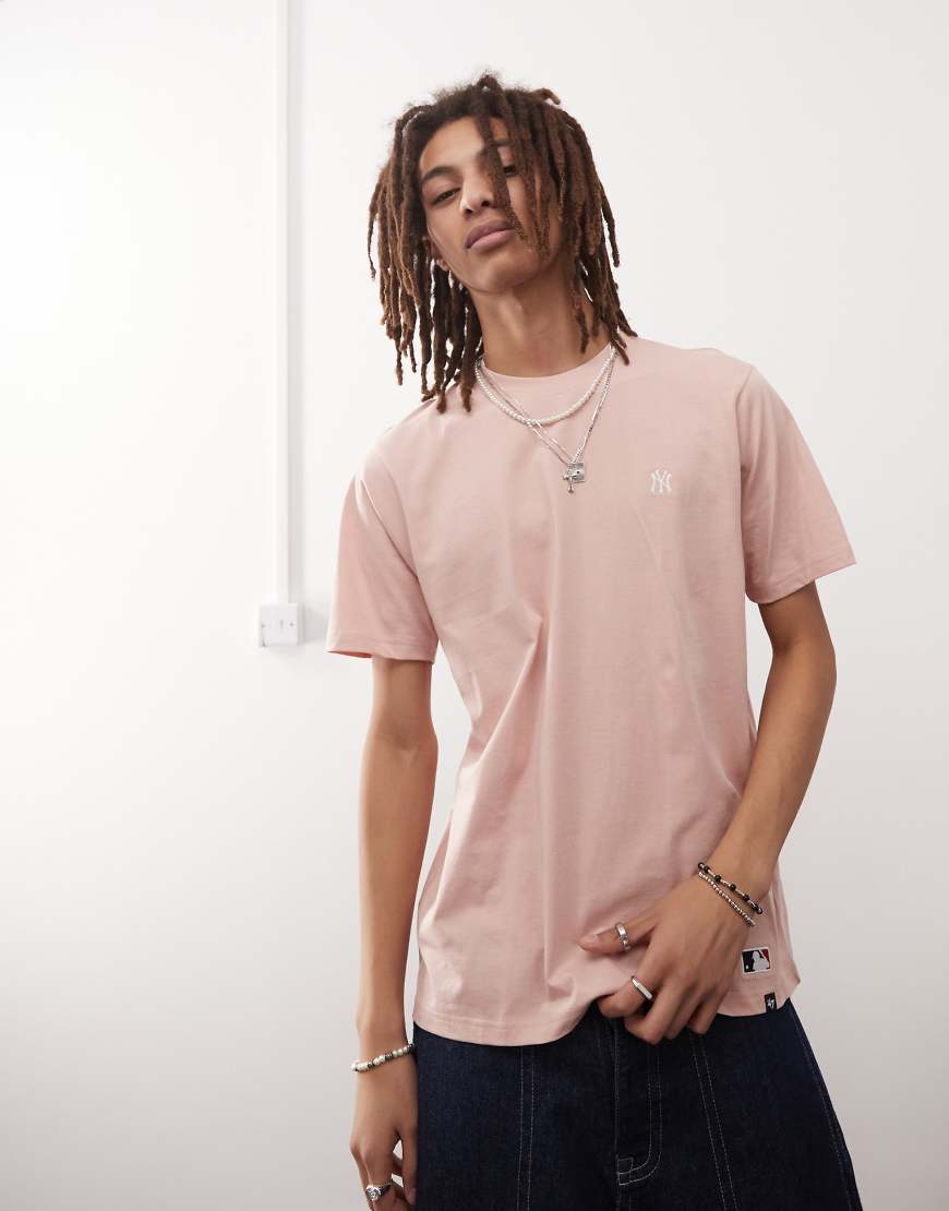 47 Brand - T-Shirt in Beige mit kleinem Logo-Neutral von 47 Brand