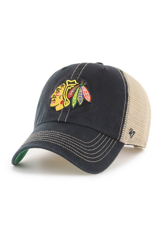 '47 Brand Trucker Cap 47 Brand Clean Up Trucker Cap CHICAGO BLACKHAWKS H-TRWLR04GWP-BK von '47 Brand