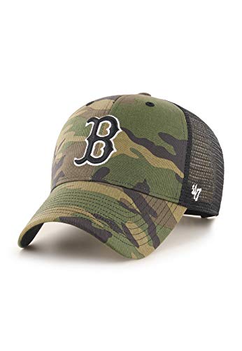 '47 Brand MVP Trucker Adjustable Cap Boston RED SOX C-CBRAN02GWP-CMB Camouflage, Size:OneSize von '47