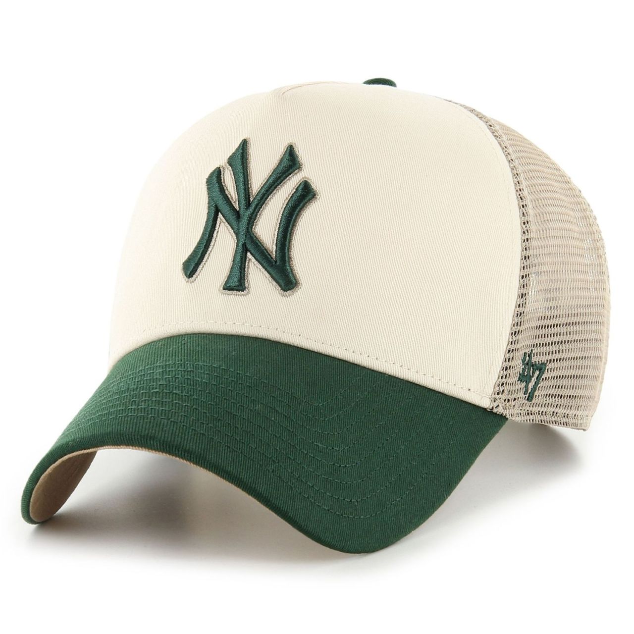 47 Brand Trucker Cap - OFFSIDE DT New York Yankees beige von 47 Brand