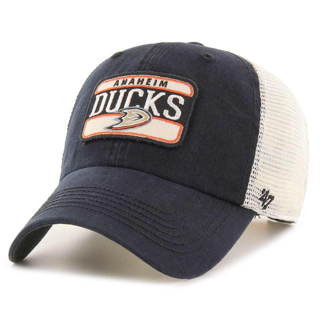 47 Brand Trucker Cap - VINTAGE FLUID Anaheim Ducks schwarz von 47 Brand
