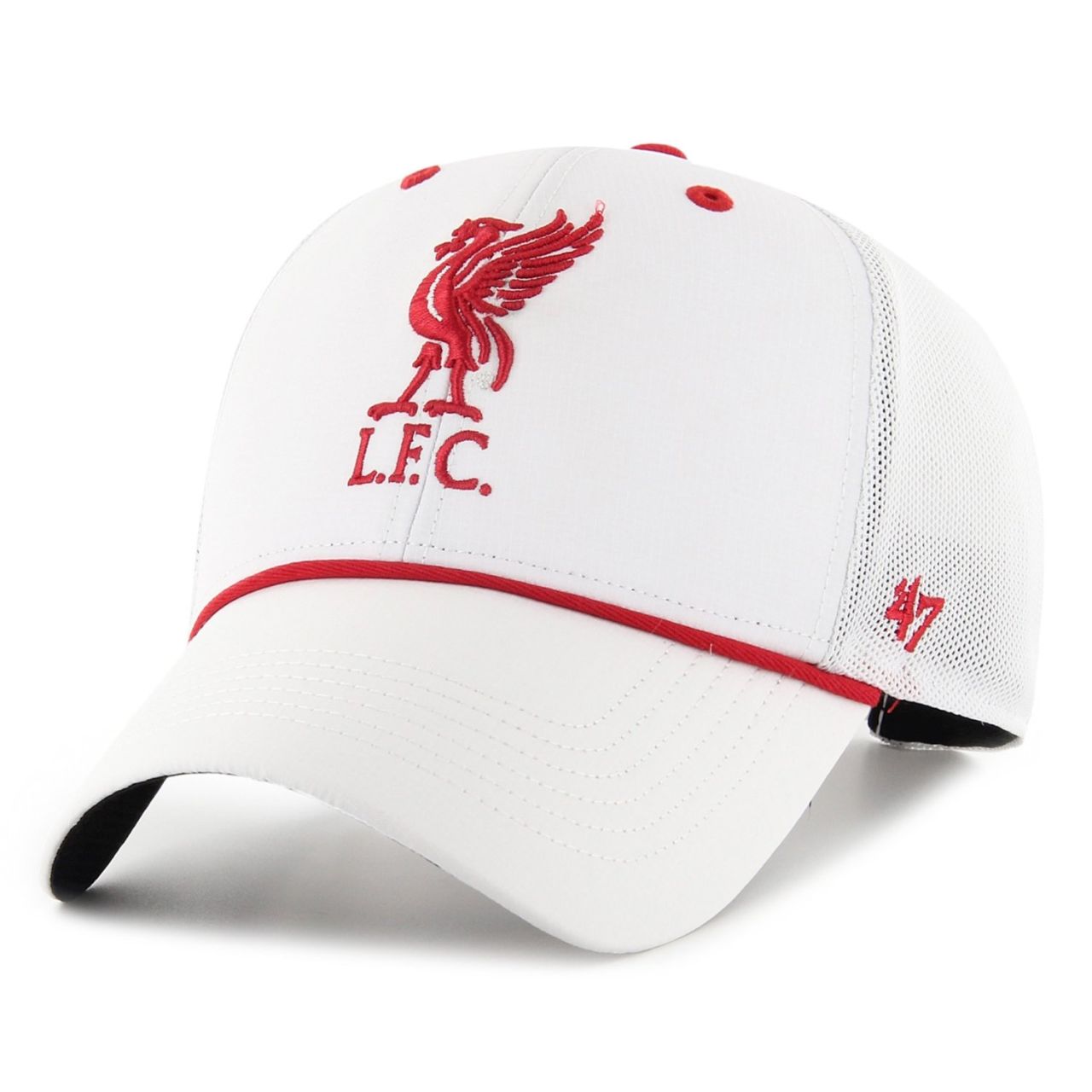 47 Brand Trucker Snapback Cap - MESH POP FC Liverpool weiß von 47 Brand