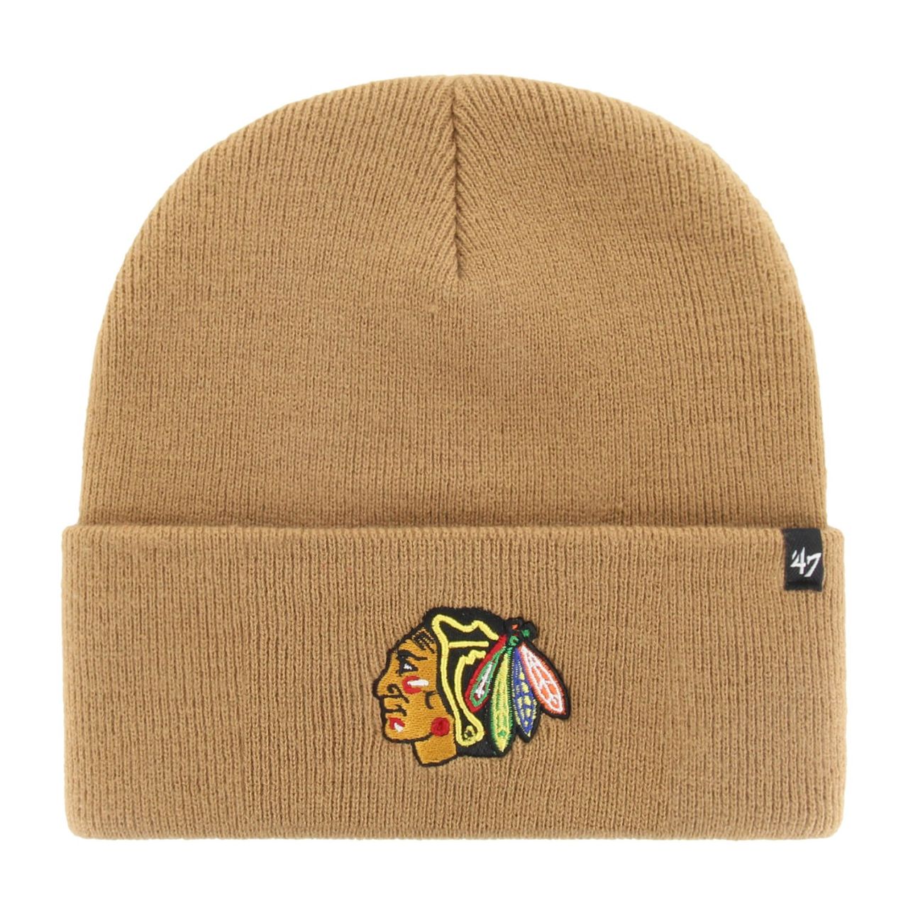 47 Brand Wintermütze - HAYMAKER Chicago Blackhawks camel von 47 Brand