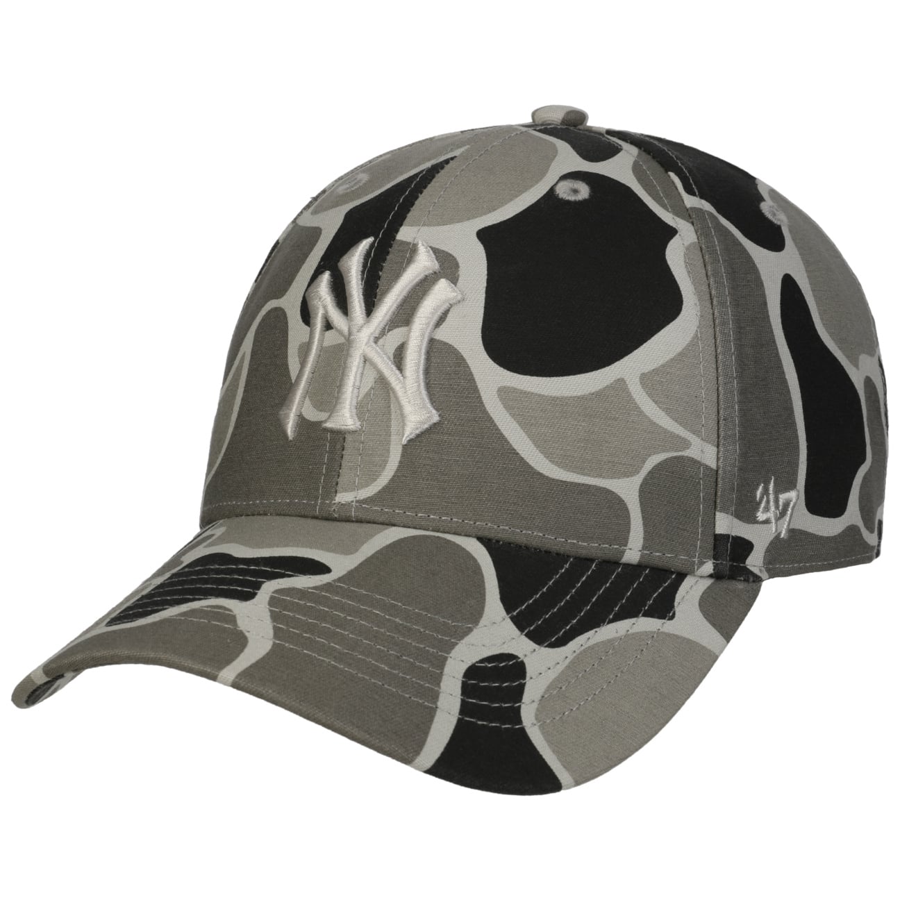 MLB Yankees Duck Camo Snap Cap by 47 Brand von 47 Brand