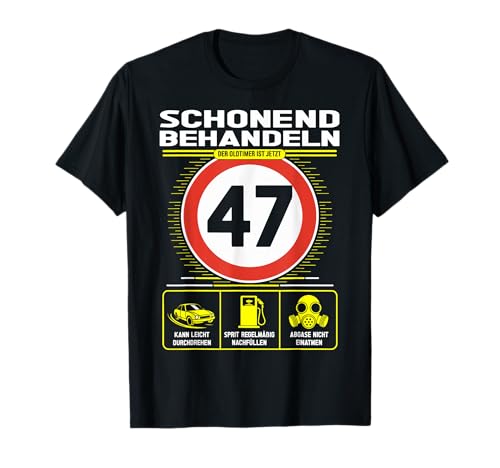 47 Geburtstag Mann Geschenk Männer 47 Jahre Spruch Lustiges T-Shirt 47 Geburtstag Mann Geschenk Männer 47 Jahre Spruch Lustiges T-Shirt von 47. Geburtstag Geschenk Spruch Oldtimer 47 Jahre