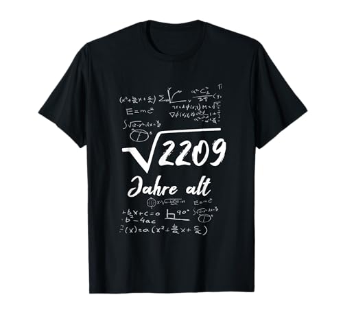 47. Geburtstag Männer Geschenk 47 Jahre Mann Mathe Spruch T-Shirt 47. Geburtstag Männer Geschenk 47 Jahre Mann Mathe Spruch T-Shirt von 47. Geburtstag Geschenke Mathematik Rechnen Motiv