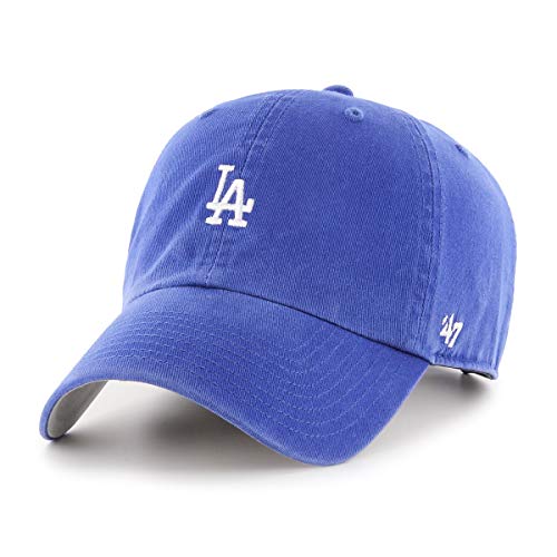 '47 Brand Clean Up Base Runner Strapback Cap LA Dodgers B-BSRNR12GWS-RYA Blau, Size:OneSize von '47