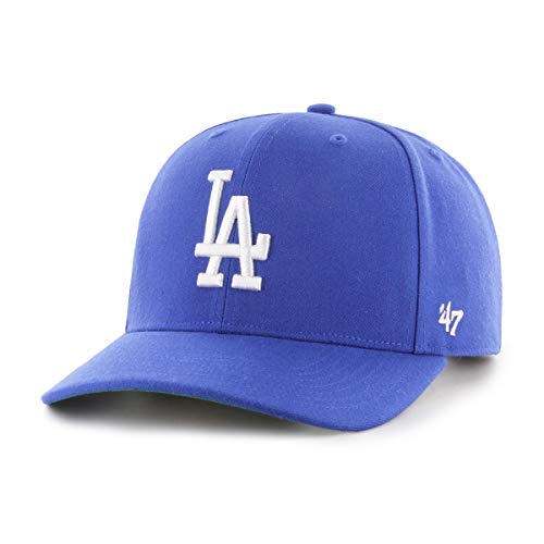 '47 Los Angeles Dodgers MLB Cold Zone Most Value P. DP Blau Verstellbare Snapback Cap One-Size von '47