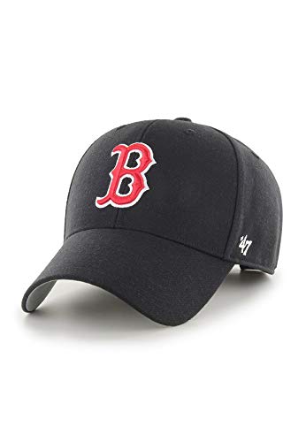 '47 Brand MVP Adjustable Cap Boston RED SOX B-MVP02WBV-BKF Schwarz, Size:OneSize von '47