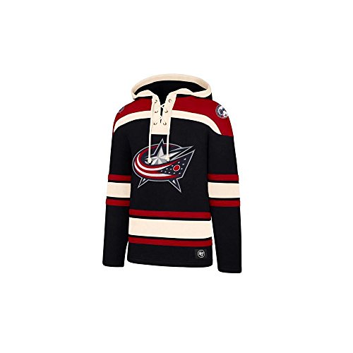 47 Brand NHL Columbus Blue Jackets Lacer Hoody Jersey Trikot Kapuzenpullover Forty Seven von '47