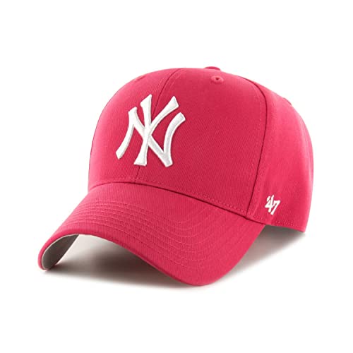 '47 Brand Relaxed-Fit Kinder Cap - Basic NY Yankees pink Kids von '47