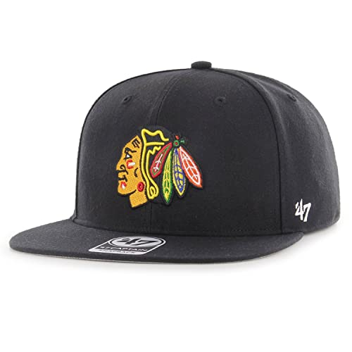 '47 Brand Snapback Cap - Captain Chicago Blackhawks schwarz von '47