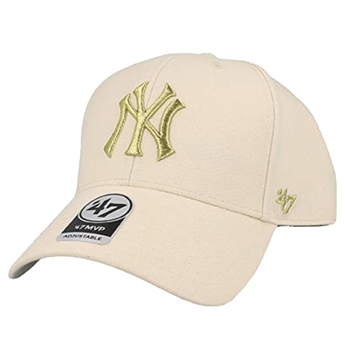 '47 Brand Snapback Cap MLB Metallic New York Yankees Natural von '47