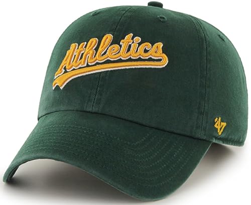 '47 Clean Up Oakland Athletics Cap - Dark Green, dgb - dunkelgrün, One size von '47