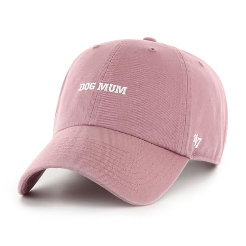 '47 Dog Mum Clean Up Baserunner Dog Phrase Rosa Verstellbare Cap One-Size von '47
