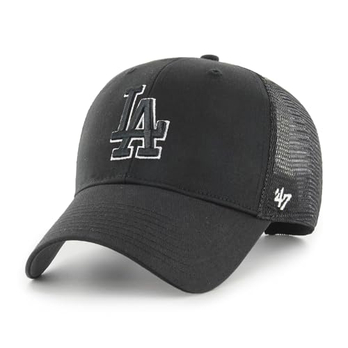 '47 Los Angeles Dodgers MLB Most Value P. Branson Schwarz Verstellbare Trucker Cap One-Size von '47