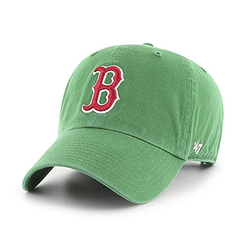 47 MLB Boston Red Sox St. Patty's Clean Up Verstellbare Kappe (grün) von '47