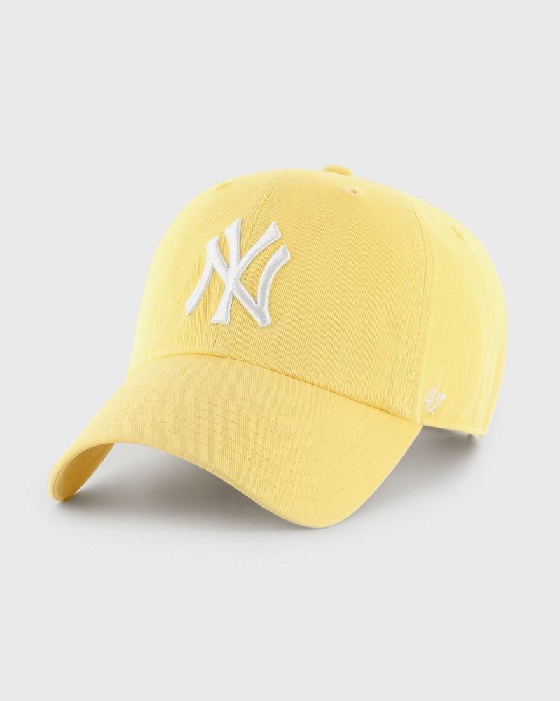 ´47 MLB New York Yankees '47 CLEAN UP w/ No Loop Label men Caps yellow in Größe:ONE SIZE von ´47