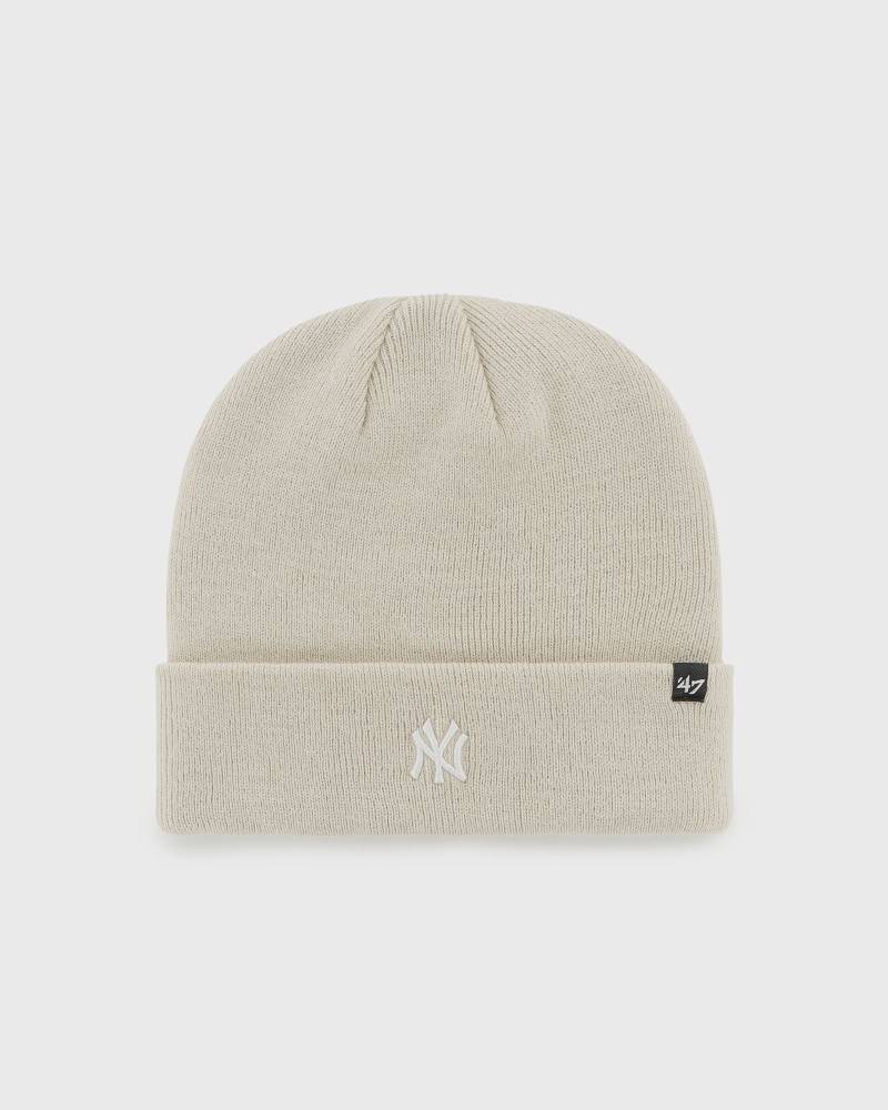 ´47 MLB New York Yankees Centerfield '47 CUFF KNIT men Beanies beige in Größe:ONE SIZE von ´47