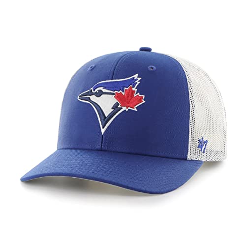 47 Unisex-Erwachsene MLB Trucker Hat Baseballkappe, Toronto Blue Jays-Blau, Einheitsgre von '47