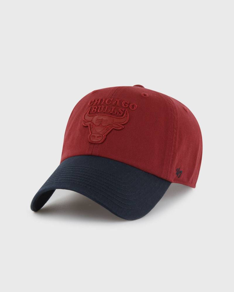 ´47 NBA Chicago Bulls '47 x Tommy Hilfiger Courtside '47 CLEAN UP men Caps red in Größe:ONE SIZE von ´47