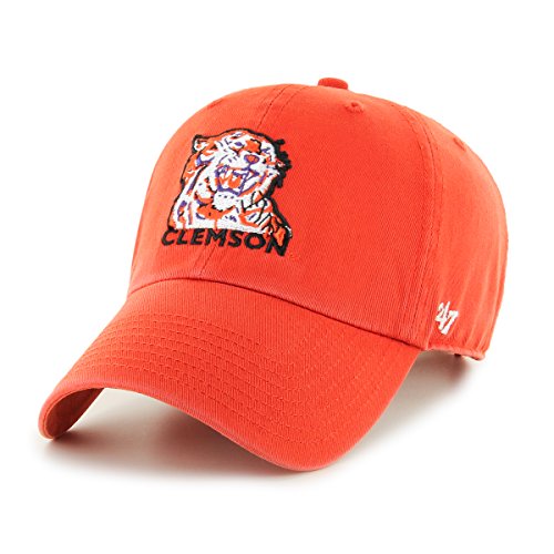 '47 NCAA Schirmmütze/Baseballkappe, Einheitsgröße, größenverstellbar, Orange von '47