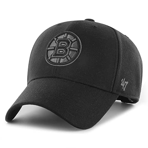 '47 NHL Boston Bruins Cap Basecap Baseballcap MVP schwarz Kappe von '47