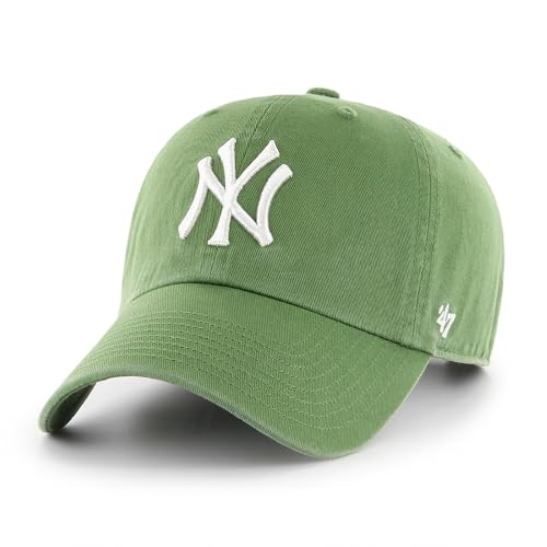 '47 New York Yankees MLB Clean Up Fatigue Grün Verstellbare Cap One-Size von '47