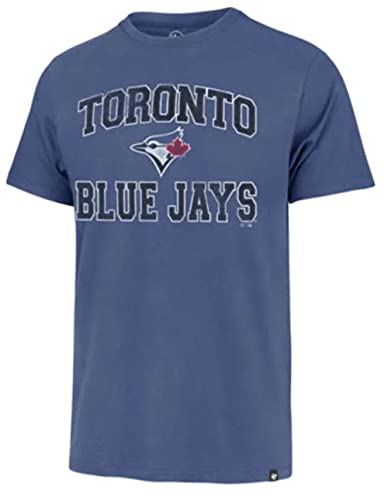 MLB Herren T-Shirt Union Arch Franklin Team Farbe Primary Logo Wort Mark - Blau - X-Large von '47