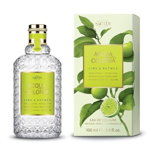 4711 Acqua Colonia® Lime & Nutmeg | Eau de Cologne - erfrischend - Wellness für die Sinne | 100ml Natural Spray von ACQUA COLONIA