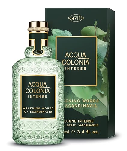 4711 Acqua Colonia® Intense Wakening Woods of Scandinavia | Eau de Cologne - aromatisch-holzig - Wellness für die Sinne | 100ml Natural Spray von ACQUA COLONIA