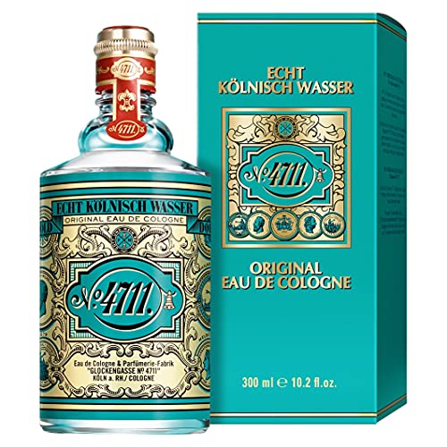 4711® Echt Kölnisch Wasser | Eau de Cologne 300ml Molanusflasche - Duftklassiker im ikonischen Flakon - charakteristischer Duft - unisex - wohltuend für Körper, Geist und Seele von 4711