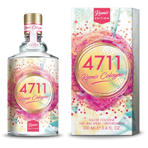 4711® Remix Cologne Orangenblüte - Festival Vibes | Eau de Cologne - floral fruchtiger Duft rund um die Orangenblüte - fruchtig frech ge-remixt! | 100ml Natural Spray Vaporisateur von 4711