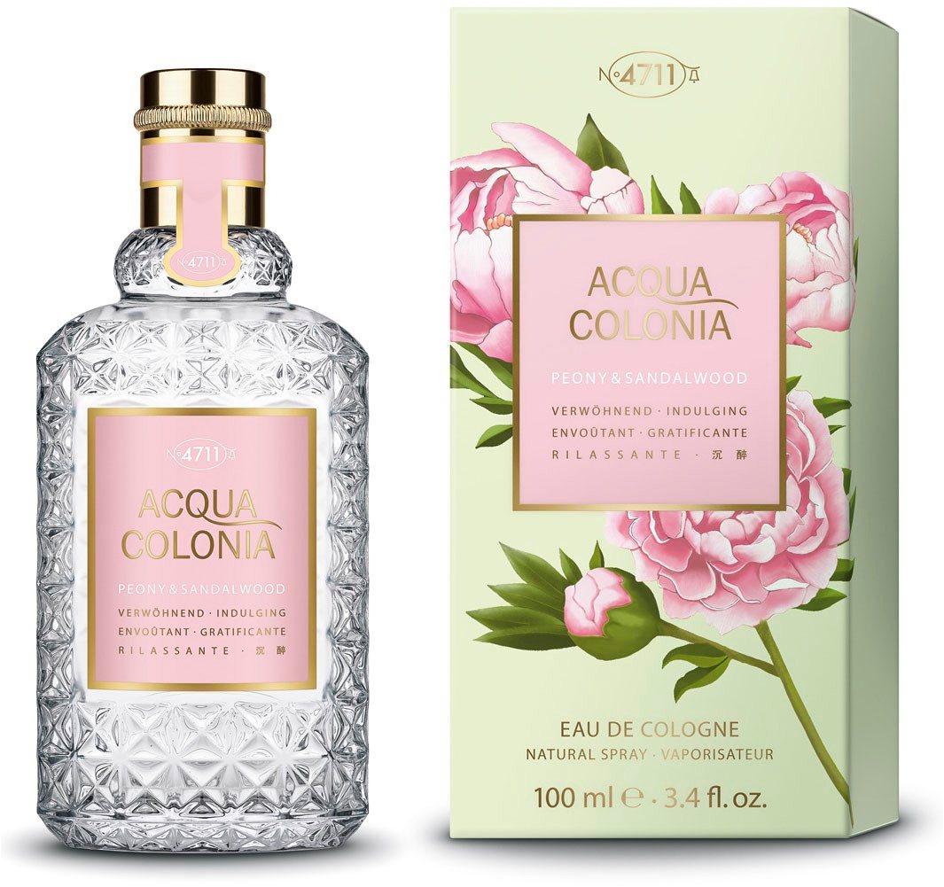 4711 Eau de Cologne 4711 Acqua Colonia PEONY & SANDALWOOD EAU DE COLOGNE NATURAL SPRAY 100, 1-tlg., mit floral-holziger Duftnote von 4711